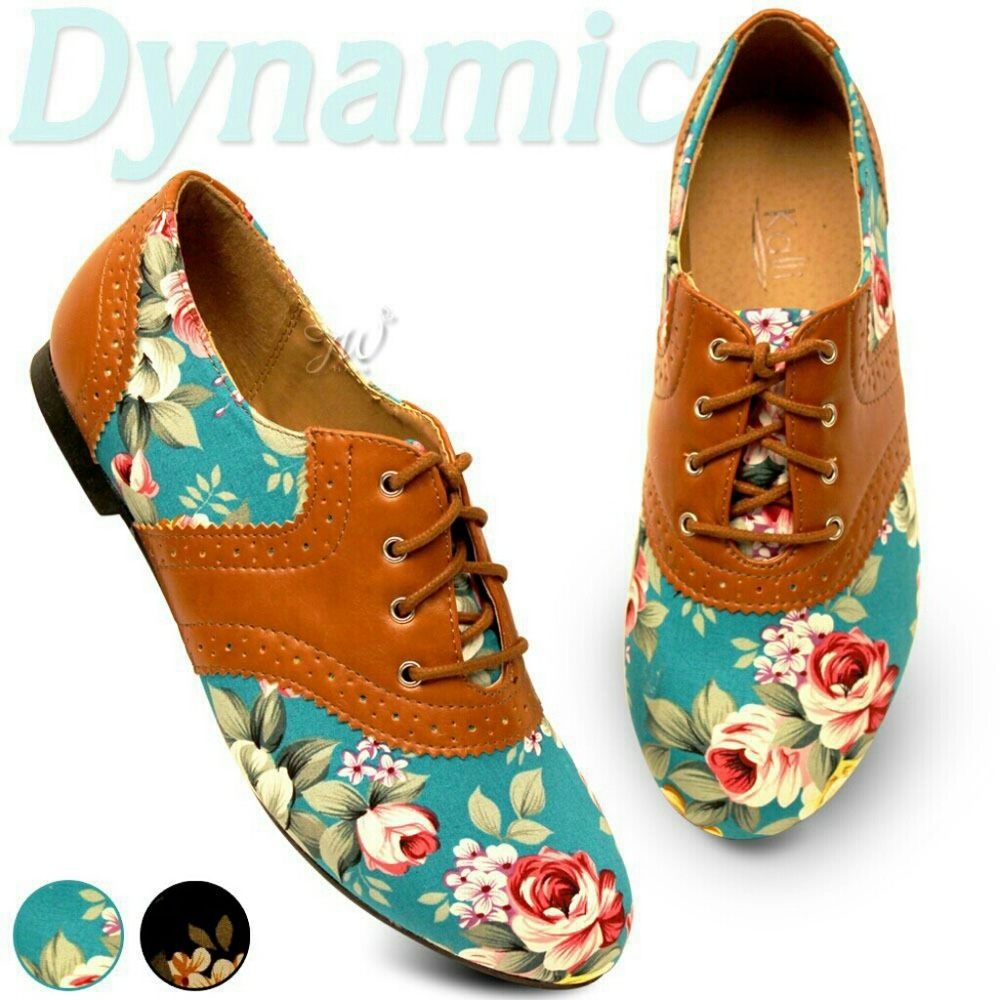 Floral Oxfords